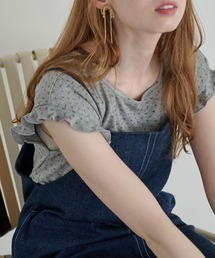 フレンチフリルフラワーTシャツ