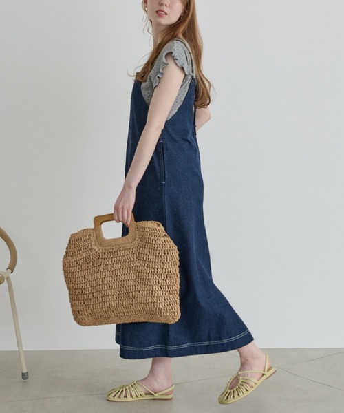 Crisp（クリスプ）の「フレンチフリルフラワーTシャツ（Tシャツ/カットソー・レディース・アイボリー/グレー・FREE）」の6枚目の写真