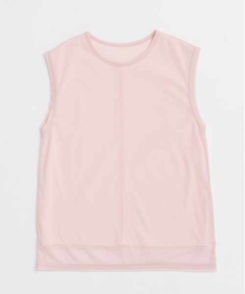 タンクトップ ノースリーブ Reversible See-through Tank Top/リバーシブルシースルータンクトップ「MAISON SPEC MAISON SPECIAL タンクトップ ノースリーブ Reversible See
