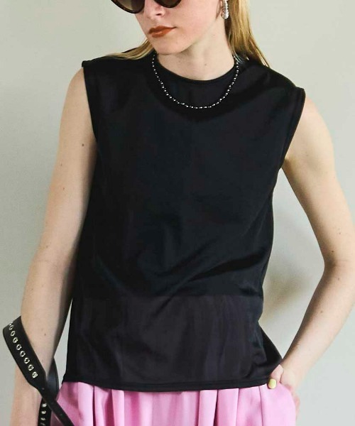 Reversible See-through Tank Top/リバーシブルシースルータンク