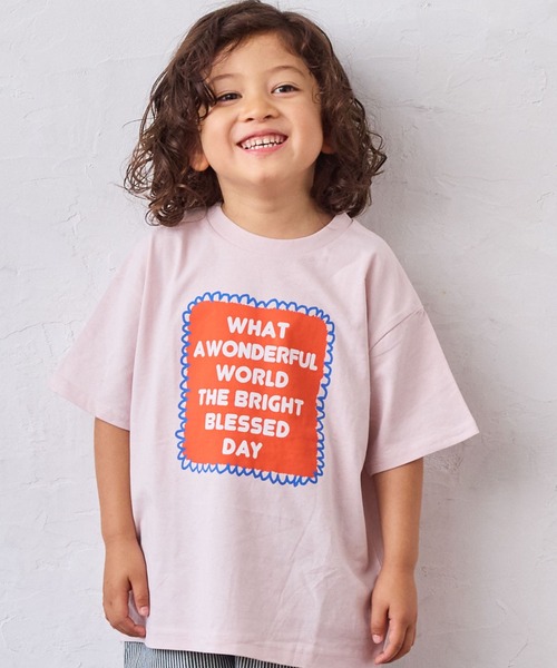 Life Support Products（ライフサポートプロダクツ）の「【プチプラ】デイリープリントTee（Tシャツ/カットソー・キッズ・ライトピンク/ライトブルー/ブラック/グレー系その他/オフホワイト/ブルー/杢グレー/サーモンピンク/レッド/ライトグリーン/グリーン/ホワイト系その他/チャコール/ベージュ/ネイビー/キナリ/ラベンダー/オレンジ/パープル/マスタード・80/90/95/120/140/100/110/130/150）」の17枚目の写真