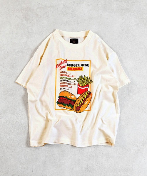 Life Support Products（ライフサポートプロダクツ）の「【プチプラ】デイリープリントTee（Tシャツ/カットソー・キッズ・ライトピンク/ライトブルー/ブラック/グレー系その他/オフホワイト/ブルー/杢グレー/サーモンピンク/レッド/ライトグリーン/グリーン/ホワイト系その他/チャコール/ベージュ/ネイビー/キナリ/ラベンダー/オレンジ/パープル/マスタード・80/90/95/120/140/100/110/130/150）」の2枚目の写真