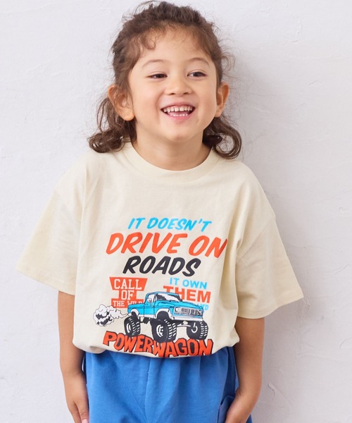 Life Support Products（ライフサポートプロダクツ）の「【プチプラ】デイリープリントTee（Tシャツ/カットソー・キッズ・ライトピンク/ライトブルー/ブラック/グレー系その他/オフホワイト/ブルー/杢グレー/サーモンピンク/レッド/ライトグリーン/グリーン/ホワイト系その他/チャコール/ベージュ/ネイビー/キナリ/ラベンダー/オレンジ/パープル/マスタード・80/90/95/120/140/100/110/130/150）」の4枚目の写真