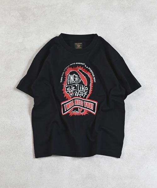 Life Support Products（ライフサポートプロダクツ）の「【プチプラ】デイリープリントTee（Tシャツ/カットソー・キッズ・ライトピンク/ライトブルー/ブラック/グレー系その他/オフホワイト/ブルー/杢グレー/サーモンピンク/レッド/ライトグリーン/グリーン/ホワイト系その他/チャコール/ベージュ/ネイビー/キナリ/ラベンダー/オレンジ/パープル/マスタード・80/90/95/120/140/100/110/130/150）」の5枚目の写真