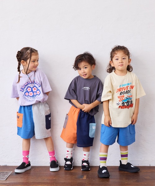 Life Support Products（ライフサポートプロダクツ）の「【プチプラ】デイリープリントTee（Tシャツ/カットソー・キッズ・ライトピンク/ライトブルー/ブラック/グレー系その他/オフホワイト/ブルー/杢グレー/サーモンピンク/レッド/ライトグリーン/グリーン/ホワイト系その他/チャコール/ベージュ/ネイビー/キナリ/ラベンダー/オレンジ/パープル/マスタード・80/90/95/120/140/100/110/130/150）」の22枚目の写真