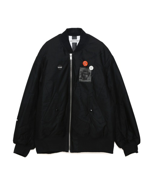 ロ*ー様 UNDERCOVER MA-1ジャケット オリーブ・青 ロ*ー様 UNDERCOVER MA-1ジャケット オリーブ・青