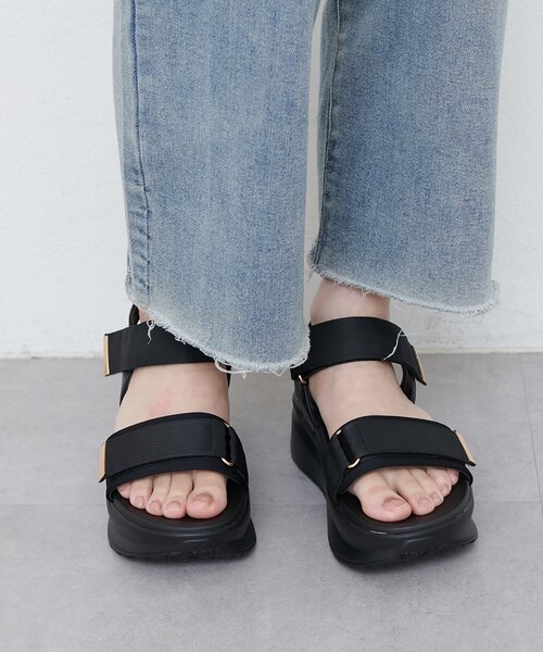 natural couture（ナチュラルクチュール）の「サテンテープスポサン（その他シューズ・レディース・グレー/ブラック/ベージュ・LARGE/MEDIUM/SMALL/X-LARGE）」の9枚目の写真