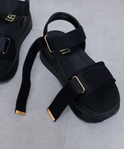 natural couture（ナチュラルクチュール）の「サテンテープスポサン（その他シューズ・レディース・グレー/ブラック/ベージュ・LARGE/MEDIUM/SMALL/X-LARGE）」の13枚目の写真