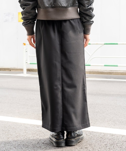 Subciety（サブサエティ）の「Layered wrap skirt（スカート・レディース・ブラック/ダークベージュ/チャコールグレー・マルチサイズ）」の6枚目の写真