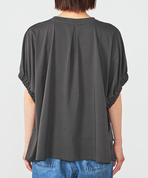 tシャツ HAVERSACK | 「別注」ギャザースリーブカットソー WOMEN レディース セール】HAVERSACK | 〈別注〉ギャザースリーブカットソー WOMEN