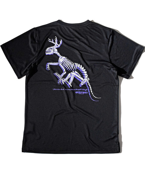 ELDORESO（エルドレッソ）の「Dinosaur Tee / ダイナソーT（Tシャツ/カットソー・メンズ・ブラック/ホワイト/イエロー・SMALL/LARGE/MEDIUM/X-SMALL）」の6枚目の写真