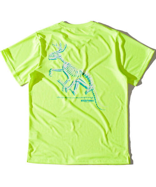 ELDORESO（エルドレッソ）の「Dinosaur Tee / ダイナソーT（Tシャツ/カットソー・メンズ・ブラック/ホワイト/イエロー・SMALL/LARGE/MEDIUM/X-SMALL）」の8枚目の写真