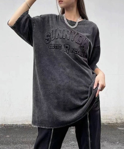 セール】【春夏新作】凹凸ロゴヴィンテージTシャツ（Tシャツ