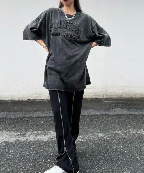 セール】【春夏新作】凹凸ロゴヴィンテージTシャツ（Tシャツ