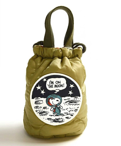 PEANUTS(ピーナッツ)の「HOUSTONxPEANUTS EFFECT BAG-ASTRONAUT-(ハンドバッグ・メンズ・ブラック/オリーブ・FREE)」の1枚目の写真