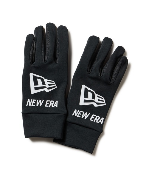 NEW ERA(ニューエラ)の「ニューエラ 手袋 グローブ ブランドロゴ(手袋・メンズ・ブラック系1/ブラック系/ブラック・XL/L/M/S)」の1枚目の写真