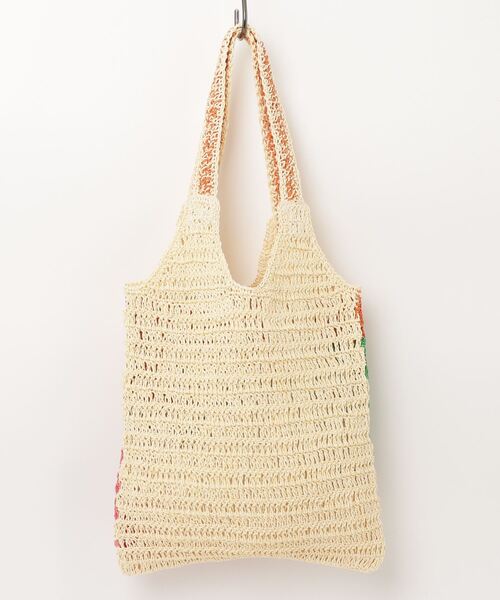 MAISON mou（メゾンムー）の「【Swaraj/スワラージ】手編みラフィア BAG・ゼブラ柄（トートバッグ・レディース・ブラック系その他/その他1・FREE）」の4枚目の写真