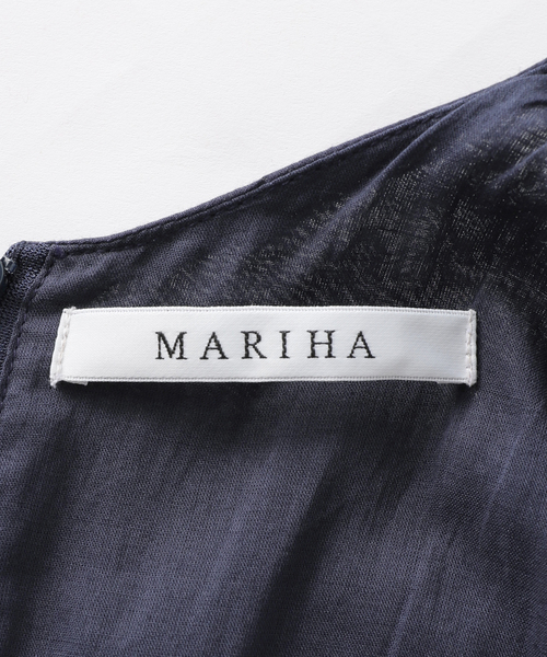 MARIHA(マリハ)の「MARIHA/マリハ マドモアゼルのドレス 半袖(無地)(ワンピース・レディース・ブラウン/ネイビー・38/34/36)」の10枚目の写真