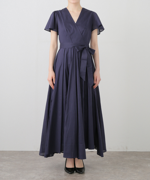 MARIHA(マリハ)の「MARIHA/マリハ マドモアゼルのドレス 半袖(無地)(ワンピース・レディース・ブラウン/ネイビー・38/34/36)」の15枚目の写真