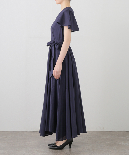MARIHA(マリハ)の「MARIHA/マリハ マドモアゼルのドレス 半袖(無地)(ワンピース・レディース・ブラウン/ネイビー・38/34/36)」の16枚目の写真