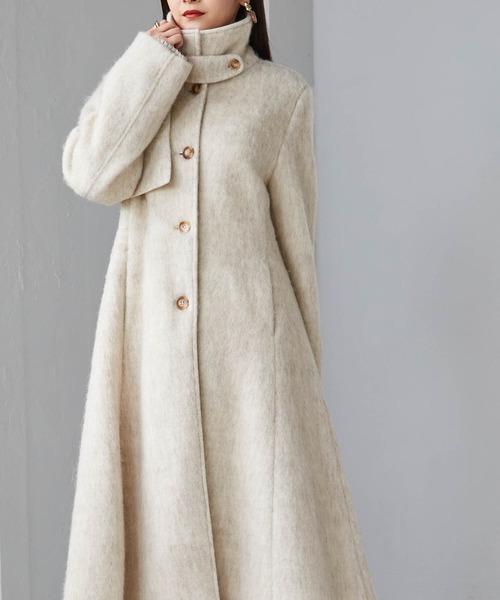 セール】2WAYステンカラーシャギーコート（ステンカラーコート