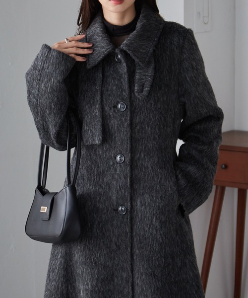 ジャケット・アウター Luan 2WAY SHAGGY COLLAR COAT XS ZOZOTOWN Luan（ルアン）の「【Luan】2way シャギーカラーコート（チェスター
