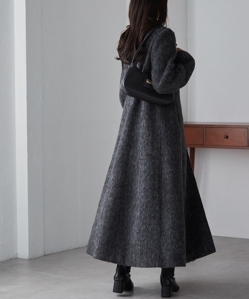 セール】2WAYステンカラーシャギーコート（ステンカラーコート