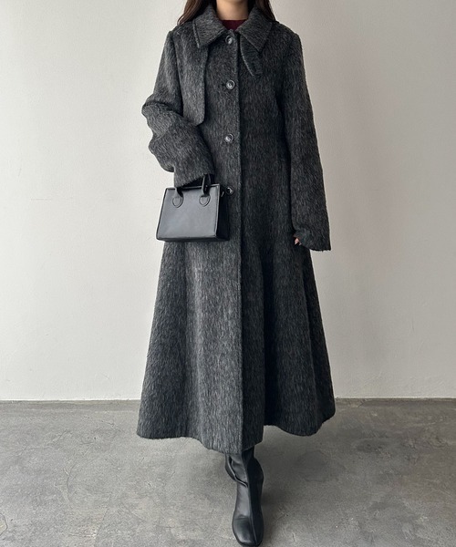 セール】2WAYステンカラーシャギーコート（ステンカラーコート