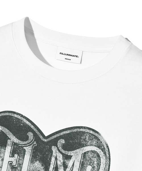 セール】【UNISEX】Filluminate／VintageハートT（Tシャツ