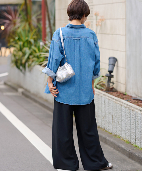 JOURNAL STANDARD relume（ジャーナルスタンダード　レリューム）の「ウォッシャブルストレッチキャミサロペット（サロペット/オーバーオール・レディース・ブラウン/ブラック・FREE）」の7枚目の写真