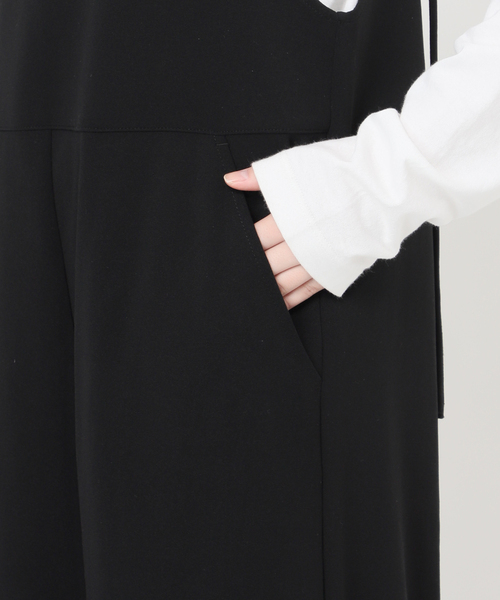 JOURNAL STANDARD relume（ジャーナルスタンダード　レリューム）の「ウォッシャブルストレッチキャミサロペット（サロペット/オーバーオール・レディース・ブラウン/ブラック・FREE）」の18枚目の写真