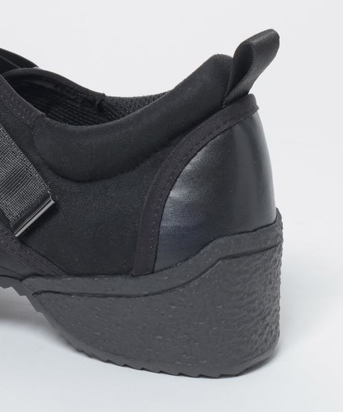 JEANASIS（ジーナシス）の「セパレートヒールスニーカー/571542（スニーカー・レディース・ブラック/ブラウン系その他・MEDIUM/LARGE）」の6枚目の写真