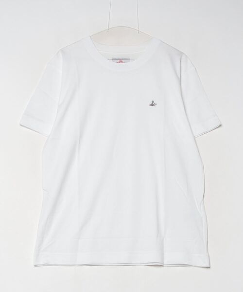 Vivienne Westwood MAN(ヴィヴィアンウエストウッドマン)の「ONEPOINT RELAX T-SHIRT(Tシャツ/カットソー・メンズ・ホワイト/ブラック・M/L/XS/S)」の1枚目の写真