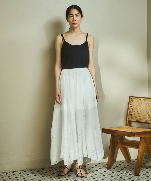 IENA（イエナ）の「コットンレーススカート（スカート）」 - WEAR