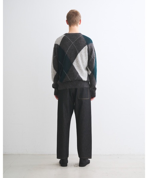 Traditional Weatherwear(トラディショナルウェザーウェア)の「REDDING(ニット/セーター・メンズ・グレー系その他/ネイビー系・XS)」の5枚目の写真