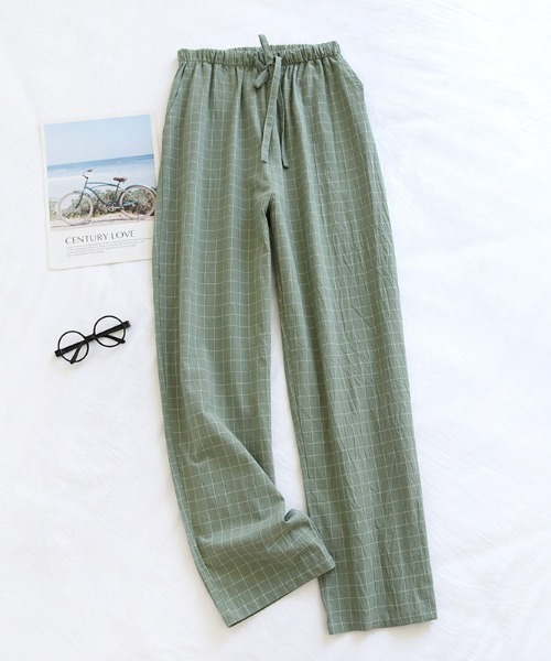 REBALANCE(リバランス)の「メンズ 綿100% チェックパジャマパンツ(その他パンツ・メンズ・A/B/D/C・MEDIUM/X-LARGE/LARGE)」の2枚目の写真