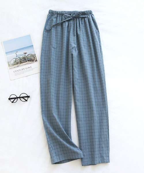 REBALANCE(リバランス)の「メンズ 綿100% チェックパジャマパンツ(その他パンツ・メンズ・A/B/D/C・MEDIUM/X-LARGE/LARGE)」の4枚目の写真