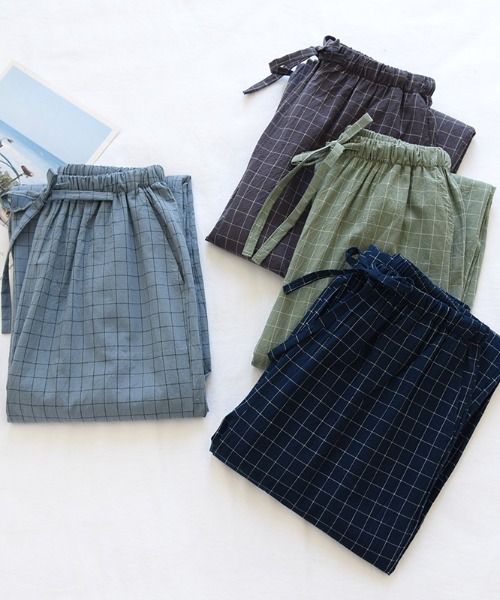 REBALANCE(リバランス)の「メンズ 綿100% チェックパジャマパンツ(その他パンツ・メンズ・A/B/D/C・MEDIUM/X-LARGE/LARGE)」の9枚目の写真