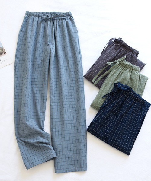 REBALANCE(リバランス)の「メンズ 綿100% チェックパジャマパンツ(その他パンツ・メンズ・A/B/D/C・MEDIUM/X-LARGE/LARGE)」の10枚目の写真