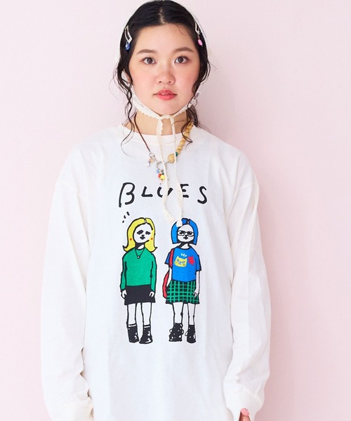 MARKEY'S(マーキーズ)の「【YUKI HORIMOTO】別注L/S Tee/おとな(Tシャツ/カットソー・レディース・キナリ/オフホワイト/ホワイト・180cm/170cm/160cm)」の1枚目の写真