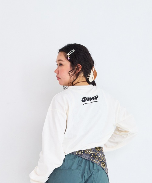 MARKEY'S(マーキーズ)の「【YUKI HORIMOTO】別注L/S Tee/おとな(Tシャツ/カットソー・レディース・キナリ/オフホワイト/ホワイト・180cm/170cm/160cm)」の8枚目の写真