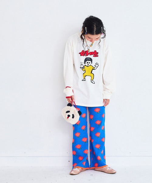 MARKEY'S(マーキーズ)の「【YUKI HORIMOTO】別注L/S Tee/おとな(Tシャツ/カットソー・レディース・キナリ/オフホワイト/ホワイト・180cm/170cm/160cm)」の14枚目の写真