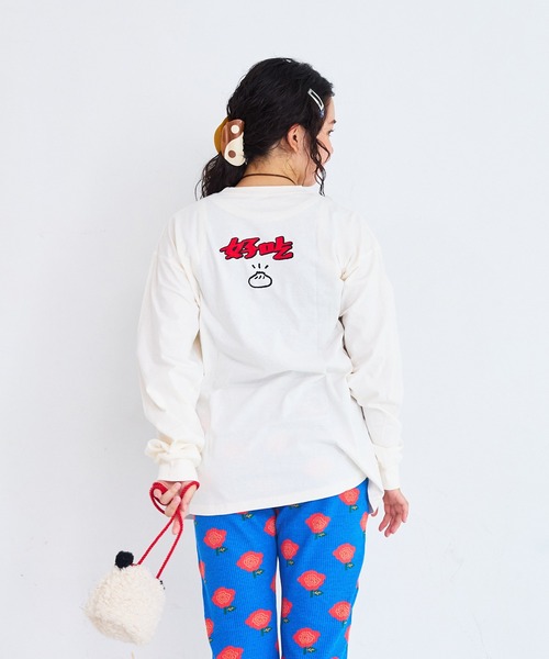 MARKEY'S(マーキーズ)の「【YUKI HORIMOTO】別注L/S Tee/おとな(Tシャツ/カットソー・レディース・キナリ/オフホワイト/ホワイト・180cm/170cm/160cm)」の13枚目の写真
