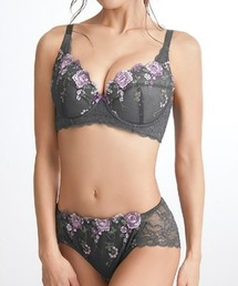Nissen glamor | 【大きい胸】高嶺のブラジャーショーツセット 脇高 プレミアム(DEFカップ)(ブラ&ショーツ)