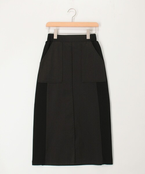 MICO COULIER(ミコクリエ)の「ジャージーピンタックナロースカート(スカート・レディース・ブラウン/ブラック・38/36)」の17枚目の写真