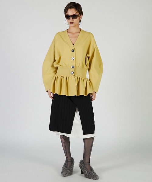 PRANK PROJECT(プランクプロジェクト)の「スーチングミディスカート / Suiting Midi Skirt(スカート・レディース・ブラック/ブラウン・36/38)」の3枚目の写真