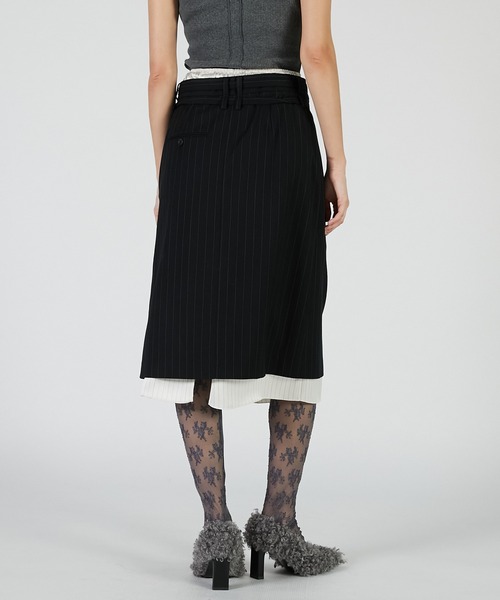 PRANK PROJECT(プランクプロジェクト)の「スーチングミディスカート / Suiting Midi Skirt(スカート・レディース・ブラック/ブラウン・36/38)」の16枚目の写真