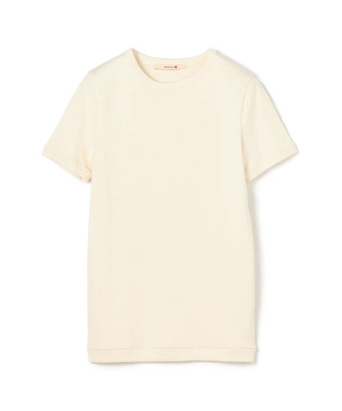 【BACCA】スーピマコットン フライスハーフスリーブ スーピマコットン フライスハーフスリーブ（Tシャツ/カットソー