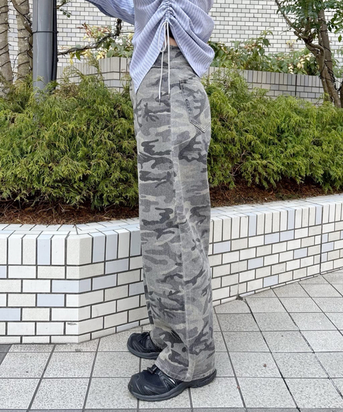 Oriens JOURNAL STANDARD(オリエンス ジャーナルスタンダード)の「《追加2》ベルトデザインツイルパンツ(その他パンツ・レディース・ブラウン/グレー・38/36)」の13枚目の写真