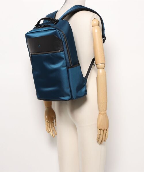 LANVIN en Bleu（ランバンオンブルー）の「【LANVIN en Bleu/ランバン オン ブルー】 リッパ― ビズリュック（バックパック/リュック・メンズ・ネイビー・FREE）」の15枚目の写真